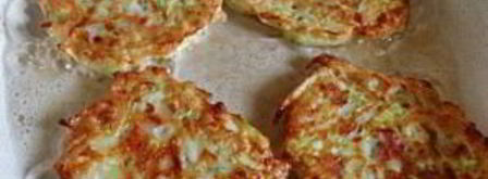 блинчики из кабачков с курицей. Шаг 3