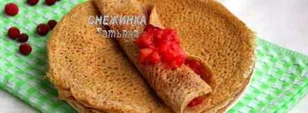 блинчики из цельнозерновой муки с яблочно-клюквенной начинкой. Шаг 11