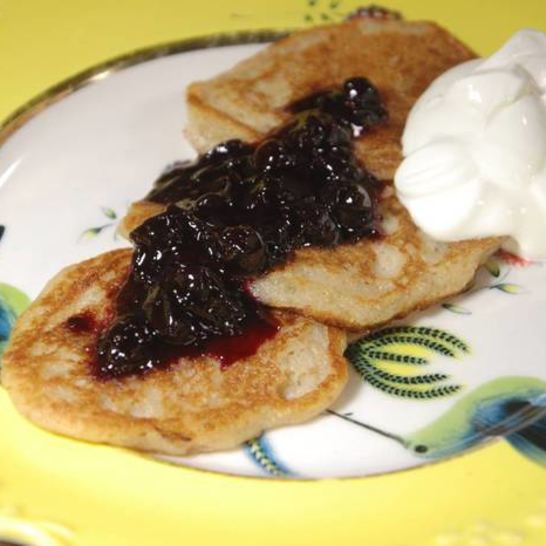 Рецепт блинчиков на кефире из трех видов муки