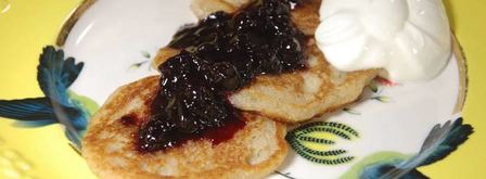 блинчики на кефире из трех видов муки. Шаг 5