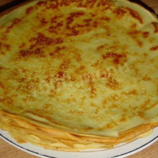 Рецепт блинчиков на майонезе