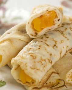 Блинчики с абрикосами