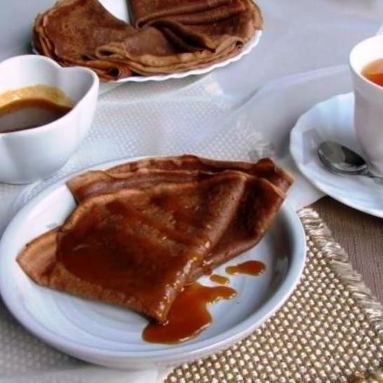 Рецепт блинчиков с какао