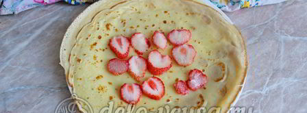 блинчики с клубникой. Шаг 12