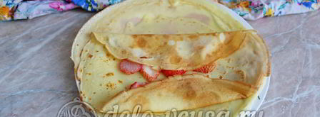 блинчики с клубникой. Шаг 13