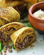 Блинчики с мясом