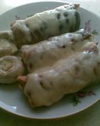 Блинчики с шампиньоном