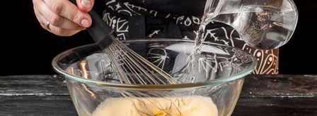 блинчики с шоколадным соусом. Шаг 2