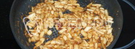 блинчики с яблоками и корицей. Шаг 4