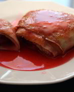 Блинчики со сливами