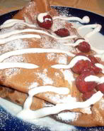 Блинчики Вишня в шоколаде