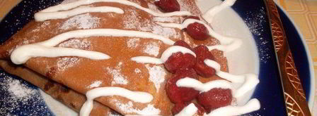 блинчики вишня в шоколаде. Шаг 4