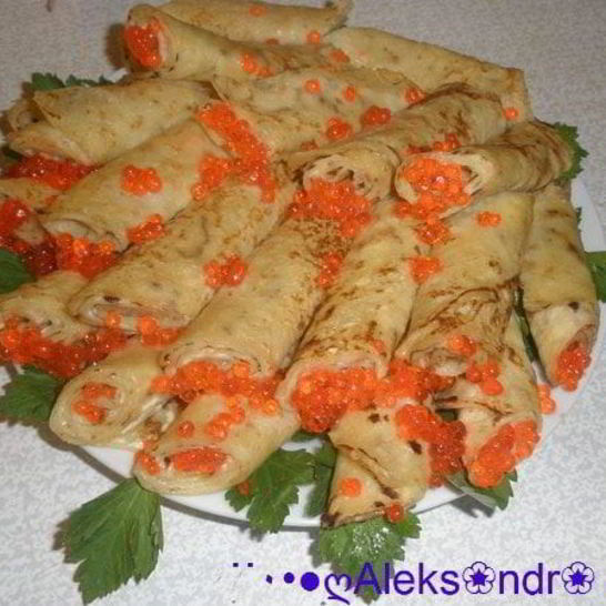 Рецепт блинчиков закусочных