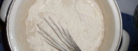 блинчики заварные с черничным йогуртом. Шаг 2