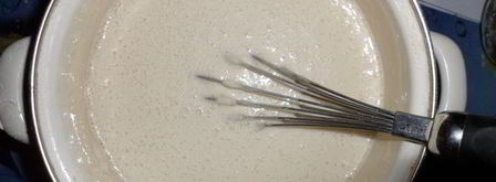 блинчики заварные с черничным йогуртом. Шаг 3