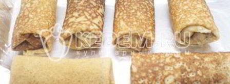 блины фаршированные мясом и овощами. Шаг 15