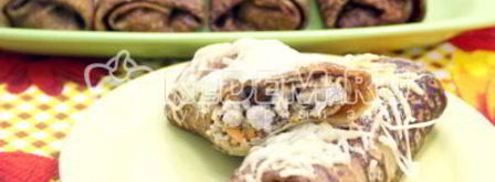 блины фаршированные мясом и овощами. Шаг 19