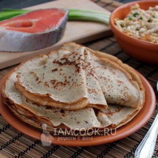Рецепт блинов гречневых из зеленой гречки