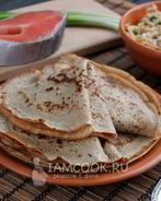 Блины гречневые из зеленой гречки