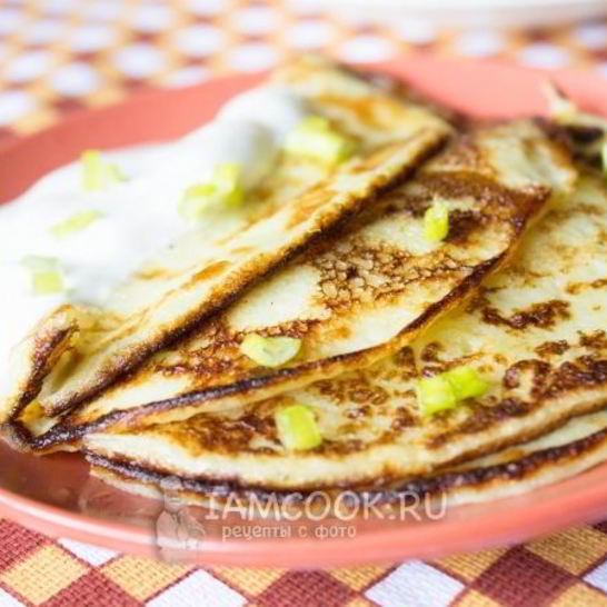 Рецепт блинов из картофельного пюре