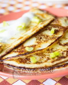 Блины из картофельного пюре