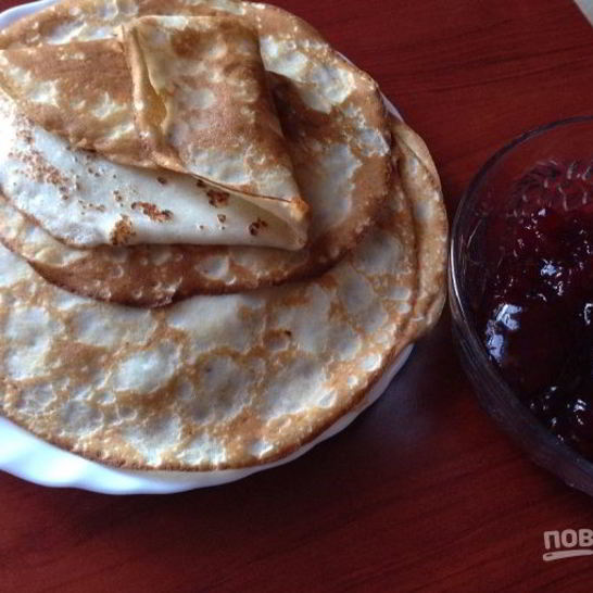 Рецепт блинов из творога