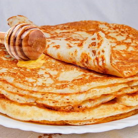 Рецепт блинов на кислом молоке пышные