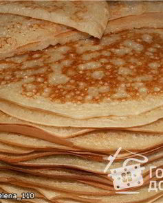 Блины на сыворотке