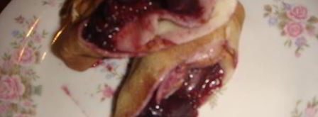 блины с фруктами и ягодами. Шаг 5