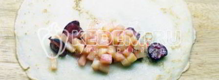 блины с фруктовой начинкой. Шаг 7