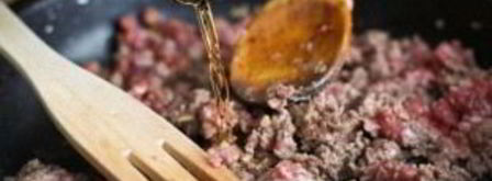 блины с говядиной и луком. Шаг 4