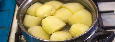 блины с картошкой и грибами на кипятке. Шаг 11