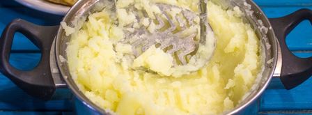 блины с картошкой и грибами на кипятке. Шаг 17