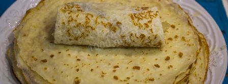 блины с картошкой и грибами на кипятке. Шаг 22