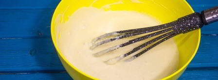 блины с картошкой и грибами на кипятке. Шаг 6