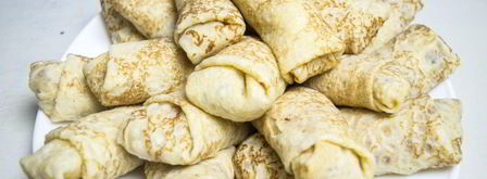 блины с курицей и рисом. Шаг 14