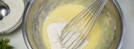 блины с курицей и рисом. Шаг 3