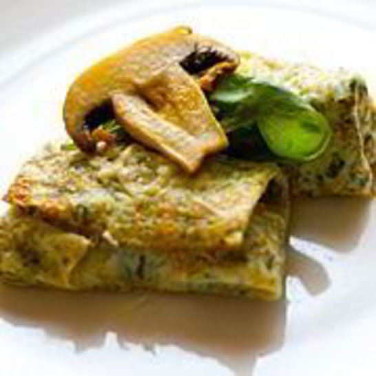 Рецепт блинов с начинкой из шампиньонов