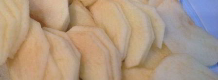 блины с припеком с форелью и с яблоком. Шаг 4