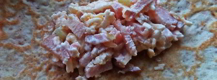 блины с ветчиной, запеченные под сыром. Шаг 9