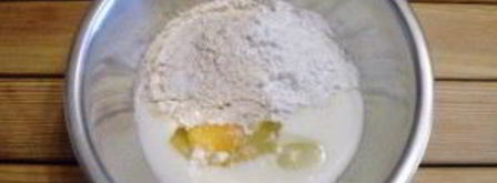 диетические блинчики без муки. Шаг 2