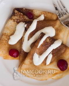 Масляные блинчики без яиц