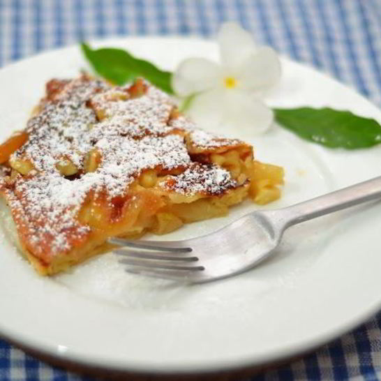 Рецепт немецкого яблочного панкейка