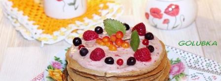 нежные панкейки с фруктовым соусом. Шаг 11