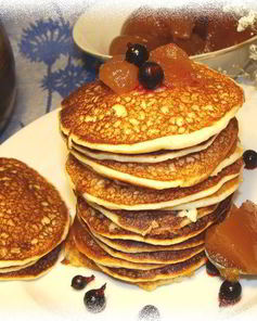 Панкейки нежные на манке и белках