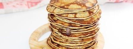 панкейки с хурмой и маком. Шаг 9