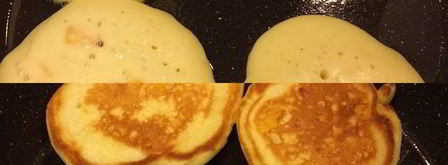 панкейки с нектаринами. Шаг 4