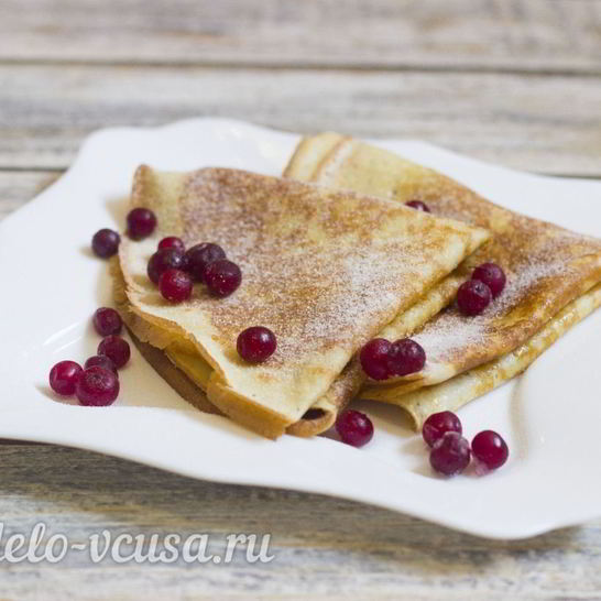 Рецепт простых блинов на кефире