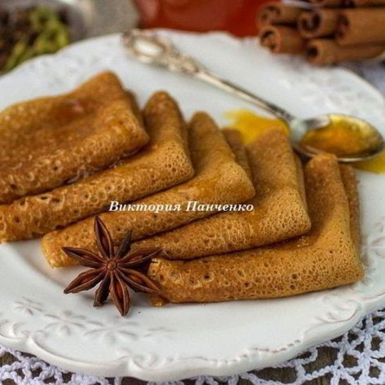 Рецепт пряничных блинов