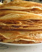 Пышные блины на сметане